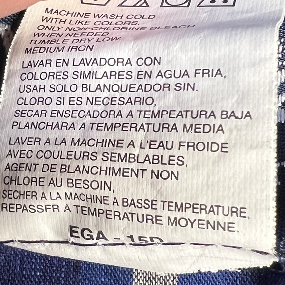 Vtg Wrangler Western Pearl Snap Men‎ Shirt Size 19X35 Striped Faded Blue - Picture 7 of 10